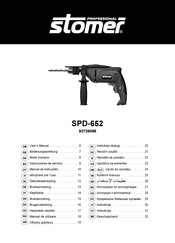 Stomer Professional SPD-652 Instrucciones De Servicio