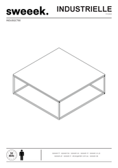 sweeek. INDUSTRIELLE INDUSQCT80BK Instrucciones De Montaje