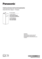 Panasonic WH-UXZ09KE5 Instrucciones De Funcionamiento