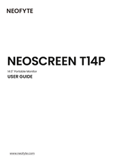 NEOFYTE NEOSCREEN T14P Guia Del Usuario