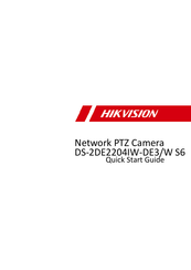 HIKVISION DS-2DE2204IW-DE3/W S6 Guia De Inicio Rapido