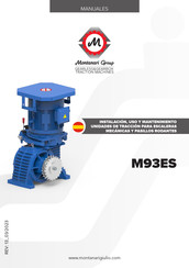 Montanari M93ES-7.5-6P Instalación Uso Y Mantenimiento