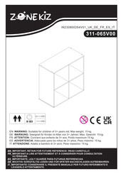 ZONE KIZ 311-065V00WT Instrucciones De Montaje