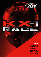 KYT KX-1 RACE Manual De Instrucciones