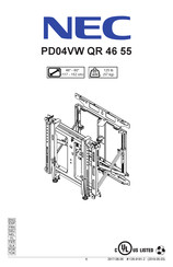 NEC PD04VW QR 46 55 Instrucciones De Instalación