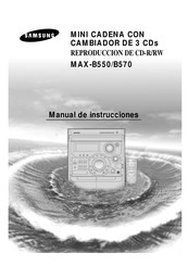 Samsung MAX-B550 Manual De Instrucciones