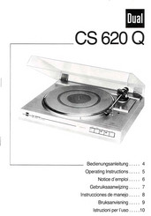 Dual CS 620 Q Instrucciones De Manejo