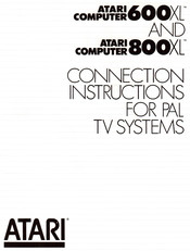 Atari 600XL Instrucciones