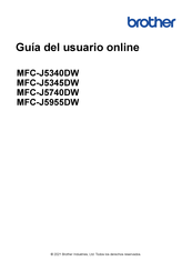 Brother MFC-J5955DW Guía Del Usuario Online