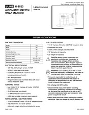 Uline H-8923 Manual De Instrucciones