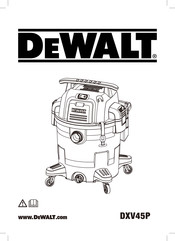 DeWalt DXV45P Manual Del Usuario