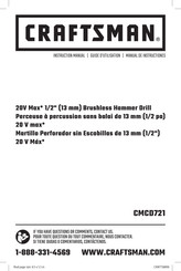 Craftsman CMCD721 Manual De Instrucciones