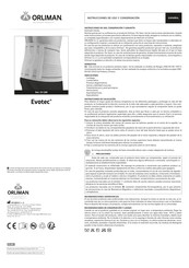 Orliman EVOTEC EV-200 Instrucciones De Uso Y Conservación