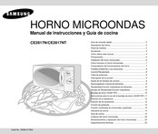 Samsung CE2817NT Manual De Instrucciones Y Guía De Cocina