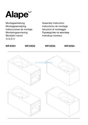 Alape WP.XXS2 Instrucciones De Montaje