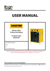 Master B22415V Manual De Instrucciones