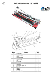 Conmetall Meister COX790135 Instrucciones De Uso