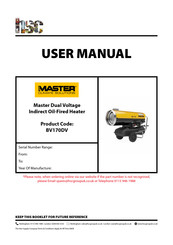 Master BV 290DV Manual De Instrucciones