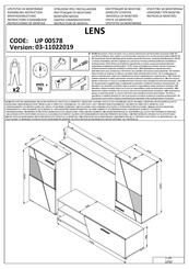 Forma Ideale LENS UP 00578 Instrucciones De Montaje