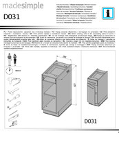 Forte D031 Instrucción De Montaje