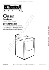 Kenmore Elite Oasis 110.7704 Serie Manual De Uso Y Cuidado