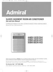 Admiral AAWV-10CR1FAU Manual De Uso Y Mantenimiento