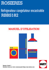 ROSIERES RBBS182 Guía Rápida De Uso