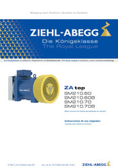 ZIEHL-ABEGG SM210.70 Instrucciones De Uso Originales