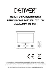 Denver MTW-745 TWIN Manual De Funcionamiento