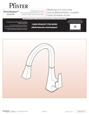 Pfister Pfirst Modern GT529-PFM Serie Guía De Mantenimiento Y Cuidado