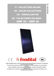 Fondital HWF 20 Manual Del Usuario