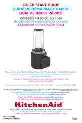 KitchenAid KSBR200 Guia De Inicio Rapido