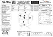 Tecno Mobili CM-8036 Instrucciones De Armado