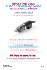 KitchenAid KKVR121 Guia De Inicio Rapido