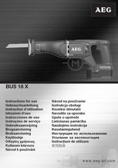 AEG BUS 18 X Instrucciones De Uso