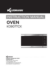 Klugmann KO907TCX Manual De Instrucciones