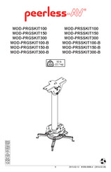 peerless-AV MOD-PRSSKIT150-B Manual Del Usuario