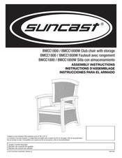 Suncast BMCC1800W Instrucciones Para El Armado