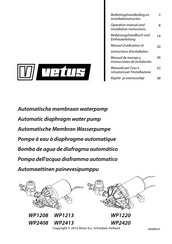 Vetus WP2420 Manual De Manejo Y Instrucciones De Instalación