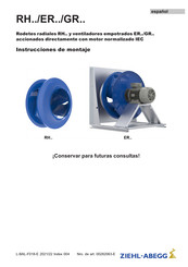 ZIEHL-ABEGG ER Serie Instrucciones De Montaje