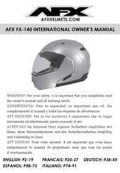 AFX FX-140 Manual Del Propietário