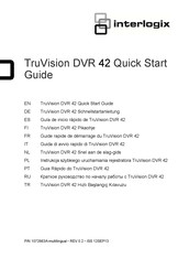 United Technologies Interlogix TruVision DVR 42 Guia De Inicio Rapido