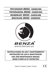 benza BIO55 Instrucciones De Uso Y Mantenimiento