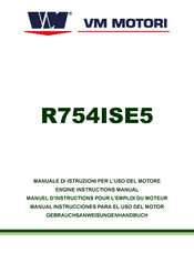 VM Motori R754ISE5 Manual Instrucciones Para El Uso