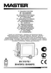 Master BV 310 FS Manual Del Propietário