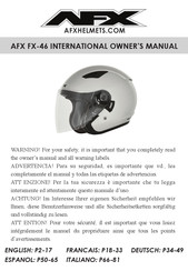 AFX FX-46 Manual Del Propietário