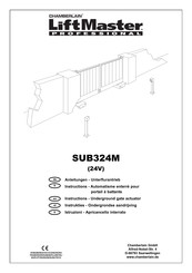 Chamberlain Lift Master PROFESSIONAL SUB324M Instrucciones