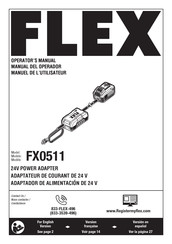 Flex FX0511 Manual Del Operador