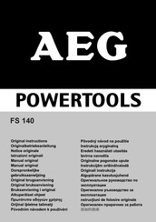 AEG FS 140 Manual Original