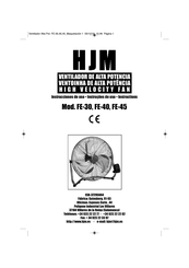 HJM FE-40 Instrucciones De Uso